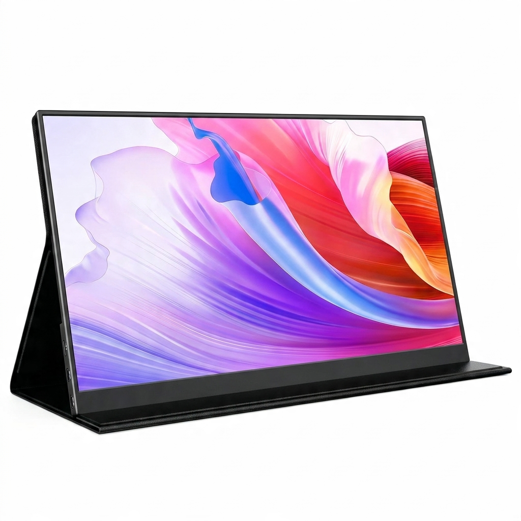 Touchscreen monitor voor Autodarts — witte achtergrond